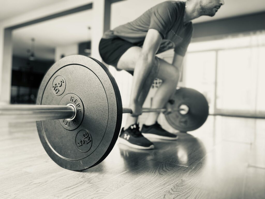 4 day weight training split